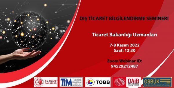 DIŞ TİCARET BİLGİLENDİRME SEMİNERLERİ