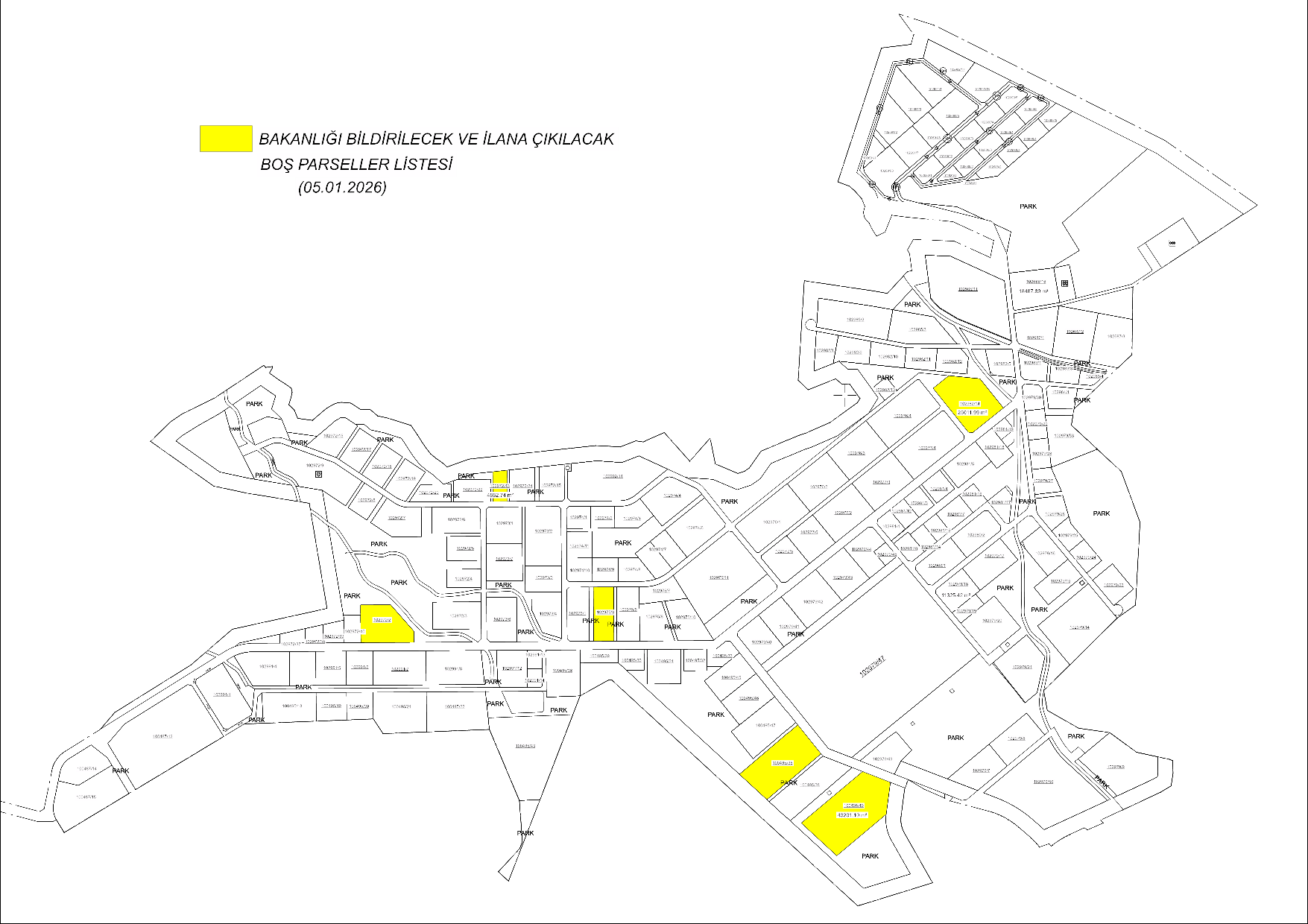 ASO 2. VE 3. OSB TAHSİS EDİLEBİLİR PARSEL LİSTESİ İLANIDIR (OCAK-2026)