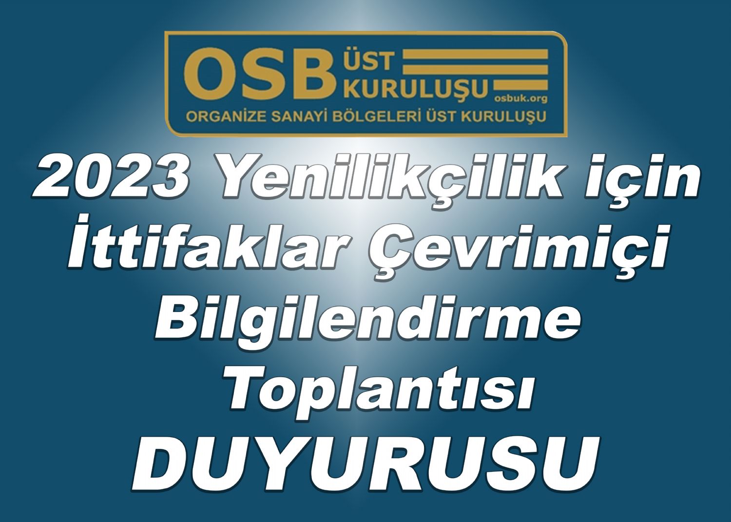 2023 Yenilikçilik için İttifaklar Çevrim içi Bilgilendirme Toplantısı