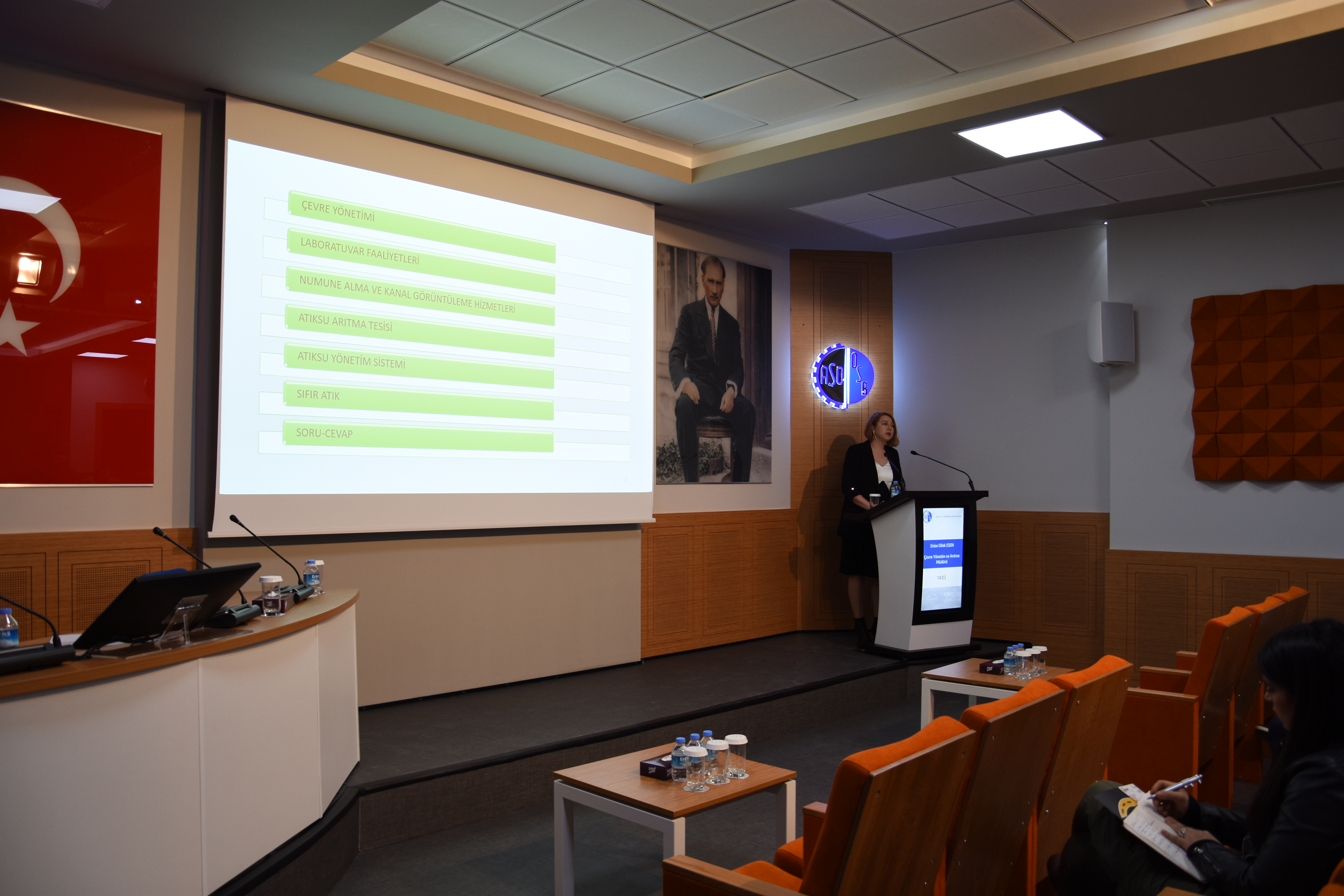 Çevre Yönetim ve Arıtma Müdürlüğü Faaliyetleri Bilgilendirme Toplantısı hk.