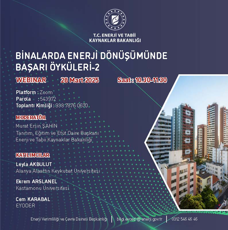 BİNALARDA ENERJİ DÖNÜŞÜMÜNDE BAŞARI ÖYKÜLERİ-2