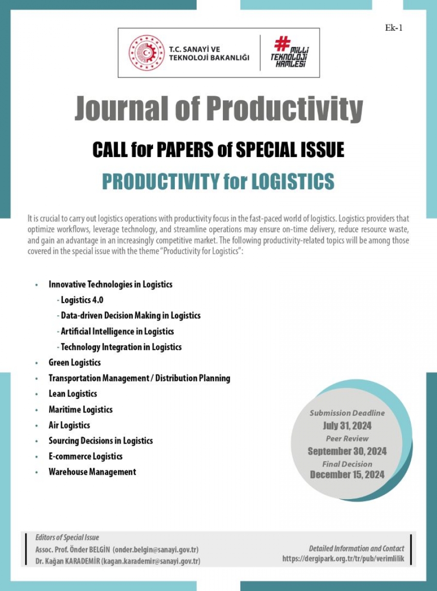 VERİMLİLİK  DERGİSİ