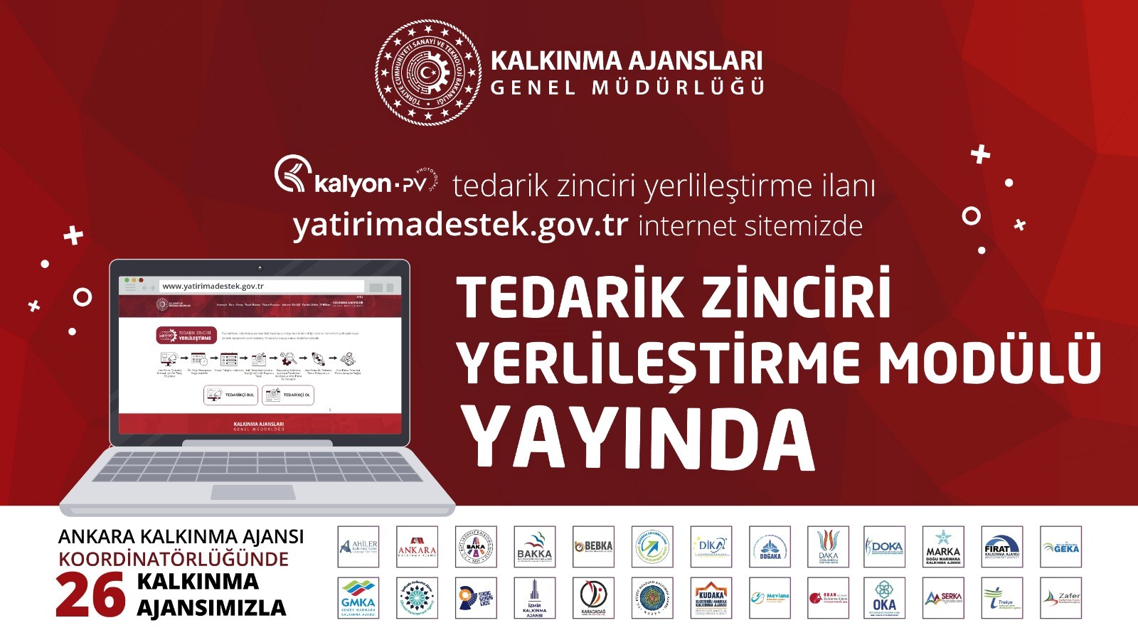 Kalyon PV İle Tedarik Zinciri Yerlileştirme İlanına Çıkıldı